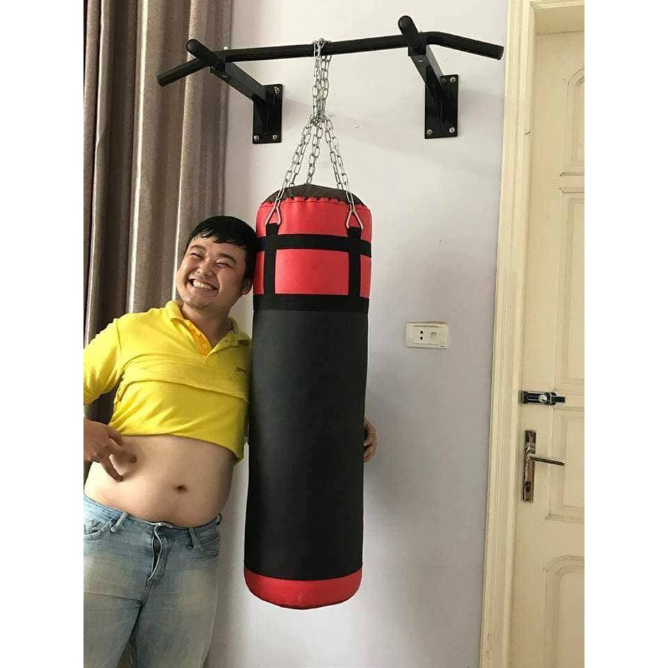 Vỏ bao cát đấm bốc boxing dày 3 lớp siêu bền bao cát người lớn trẻ em tập võ tặng fullcombo phụ kiện theo phân loại hàng