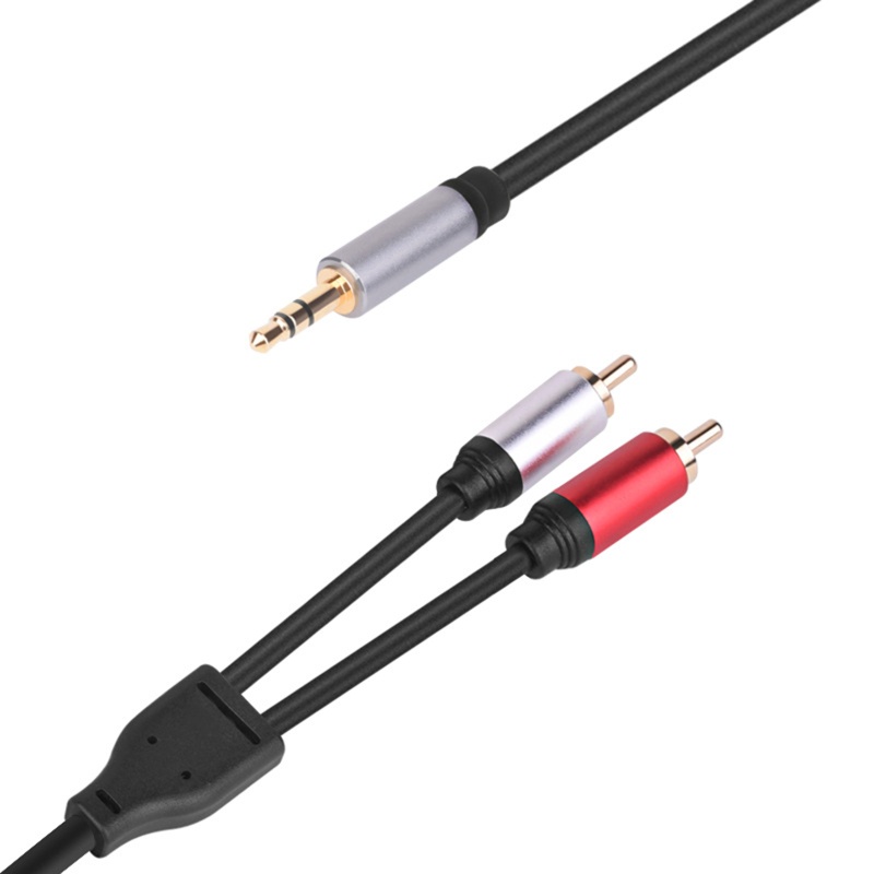 Cáp Chia Chữ Y RCA Âm Thanh Nổi HiFi Stereo 2RCA Sang 3 5mm 2 RCA Sang 2 RCA Dài 1 8M