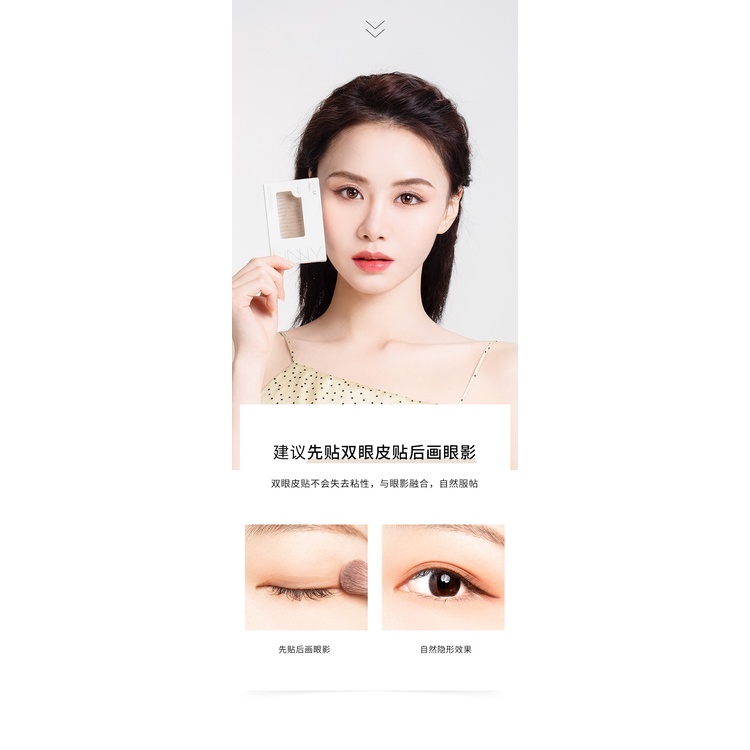 UNNY CLUB Miếng Dán Tạo Mắt Hai Mí Chữ M Vô Hình Không Để Lại Dấu Vết