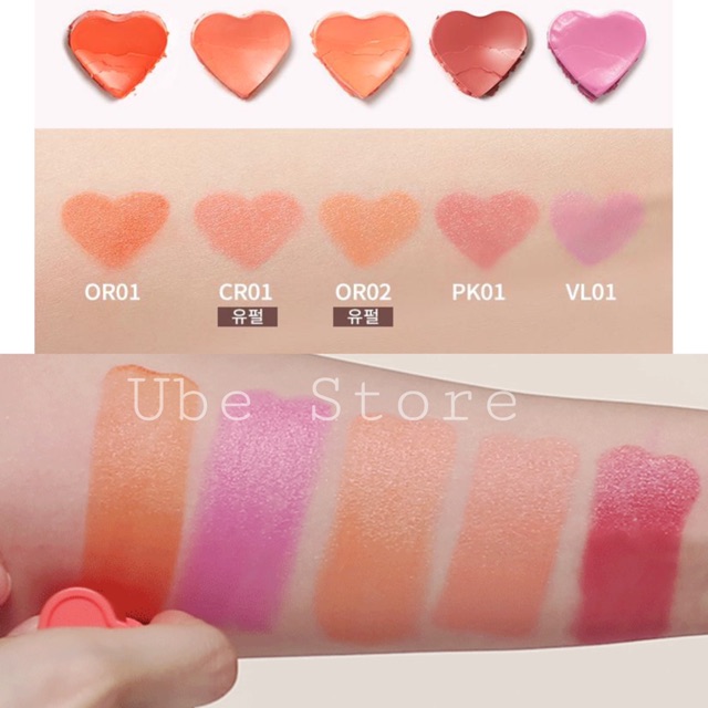 MÁ HỒNG A'PIEU HEART ON THE CHEEK#SALE_OFF_70%