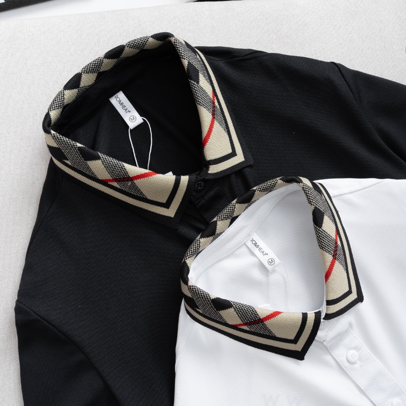 Áo thun polo nam Burberry  cổ bẻ tay ngắn PEGASUS vải cá sấu cotton mềm mịn, chuẩn form trẻ trung sang trọng (ẢNH THẬT)