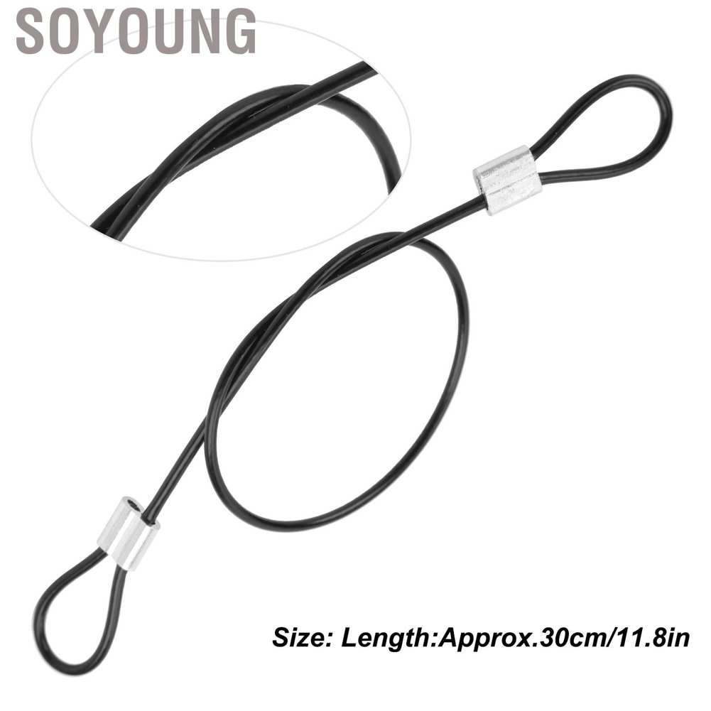 Dây đeo cổ tay bằng thép không gỉ Soyoung 30cm với ốc vít 1/4 inch cho GOPRO/DJI OSMO | BigBuy360 - bigbuy360.vn