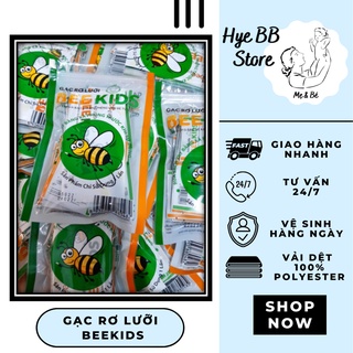 Gạc rơ lưỡi đóng túi Bee Kids