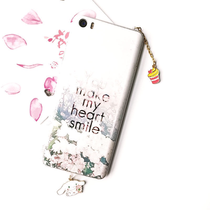 Nút Bịt Chống Bụi Cho Lỗ Cắm Tai Nghe Điện Thoại Di Động Hình Chú Chó Cinnamon Đáng Yêu