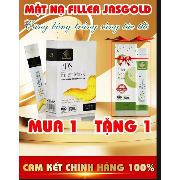 MẶT NẠ FILLER TẶNG KÈM 1 HỘP MẶT NẠ NGỦ(mặt nạ lột collagen)