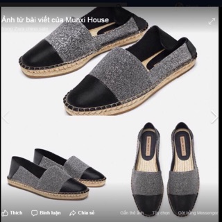 Giày slipon đế cói