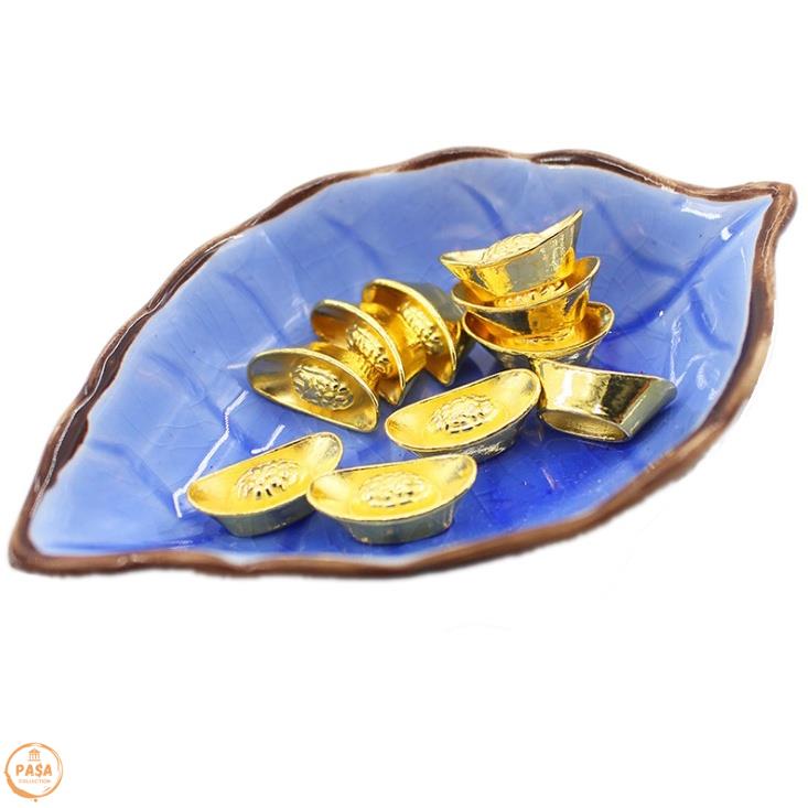 Combo 3 Thỏi vàng Thần Tài KIM NGUYÊN BẢO cỡ 2.8cm , phong thủy hút tài nạp lộc, giàu sang, no đủ...