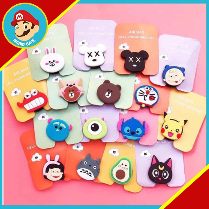 Giá Đỡ Điện Thoại Chống Lưng – POP Mẫu Mới siêu cute 2021 Mario Case