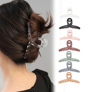Kẹp Tóc Nhựa Cỡ Lớn Kiểu Cổ Điển Xinh Xắn Dành Cho Nữ