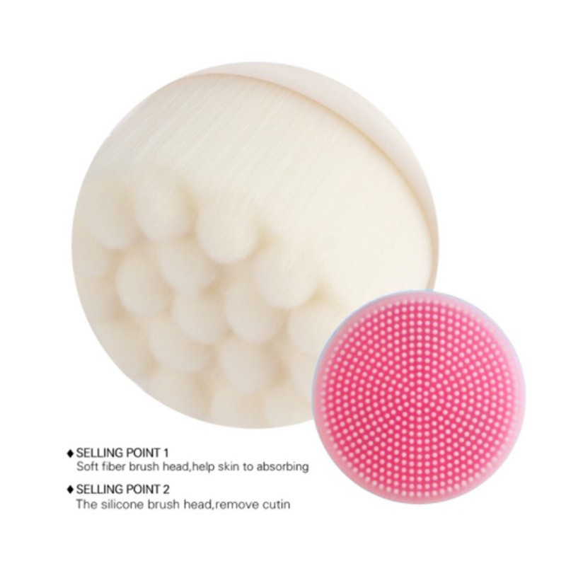 Cọ Rửa Mặt Fenyi Bằng Silicon Thiết Kế Hai Mặt 3D Hỗ Trợ Làm Sạch Lỗ Chân Lông