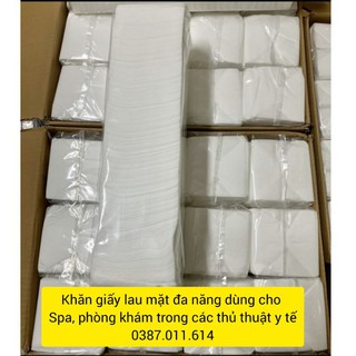 KHĂN GIẤY RỬA MẶT ĐA NĂNG DÙNG CHO SPA PHÒNG KHÁM