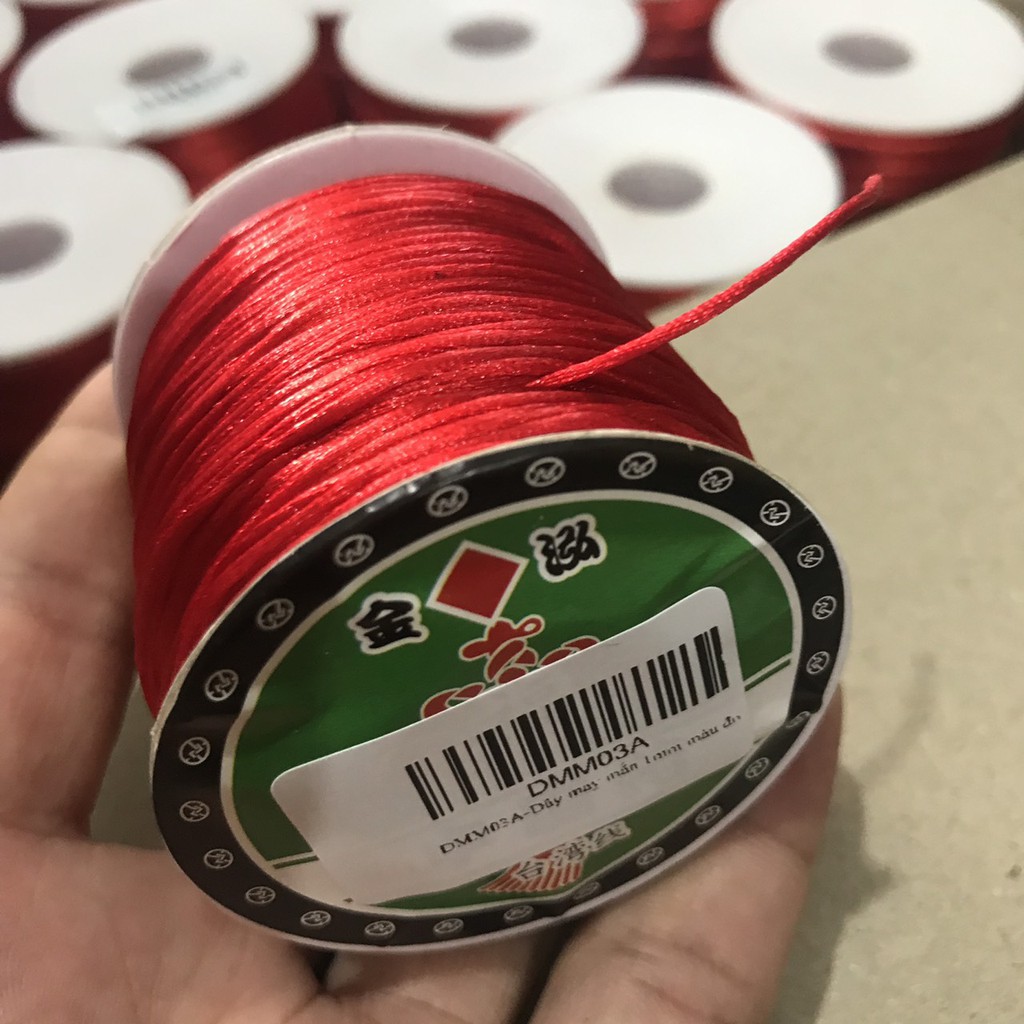 Dây May Mắn Thắt Vòng Size 1/1.5/2/2.5Mm 100 Met/ Cuộn Dmm03 ( Xưởng Chuyên Sỉ )