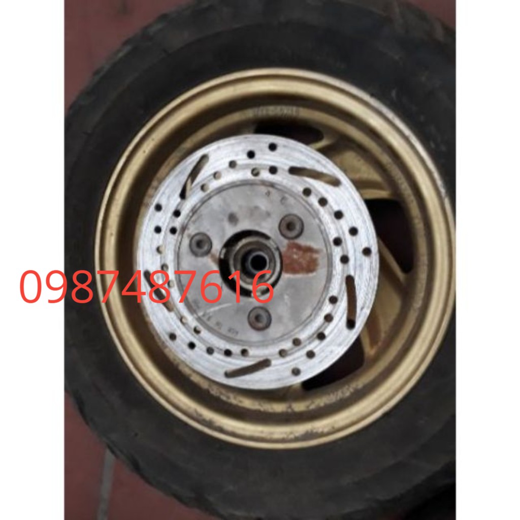 Combo 2 bánh xe cũ kèm theo trục Giá sốc Giá sốc