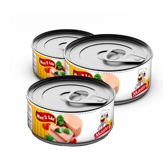 Thịt heo 2 lát master t đóng hộp 170g