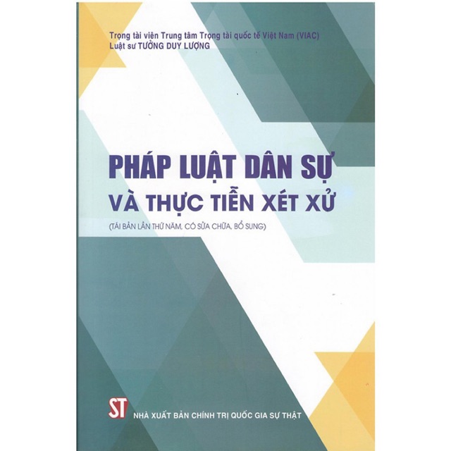 Sách - Pháp luật dân sự và thực tiễn xét xử (tái bản lần thứ sáu)