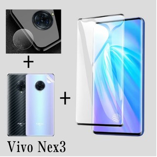 Kính Cường Lực 3 Trong 1 Toàn Màn Hình Cho Vivo Nex 3