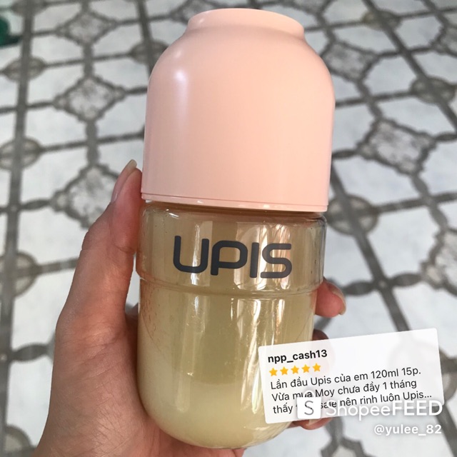 [CHÍNH HÃNG] - Bình sữa UPIS PPSU nội địa 180ml và 260ml | Bình sữa Upis chính hãng Hà nội