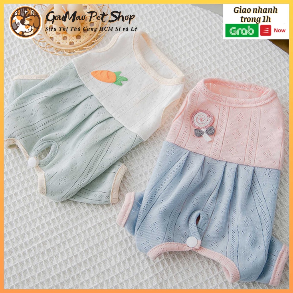 🥕JUM CHO CHÓ MÈO, chống nhảy đực, chất liệu len mát mẫu mới 2022 🥕 - Goumao pet hipidog