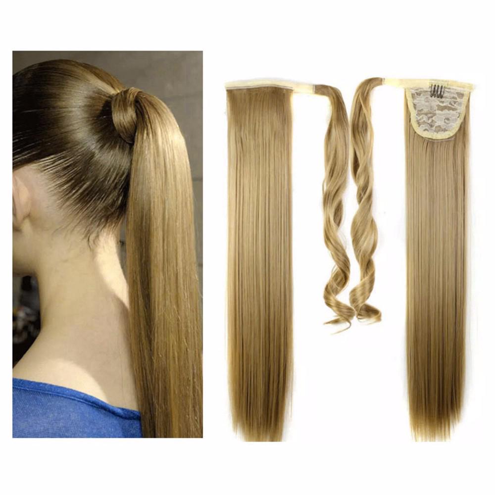 Tóc giả dạng rút dùng để cột đuôi ngựa 22inches