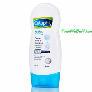 Sữa tắm gội cetaphil baby 230ml