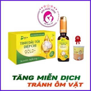 DẦU TỎI DIỆP CHI - TẶNG QUÀ TĂM BÔNG