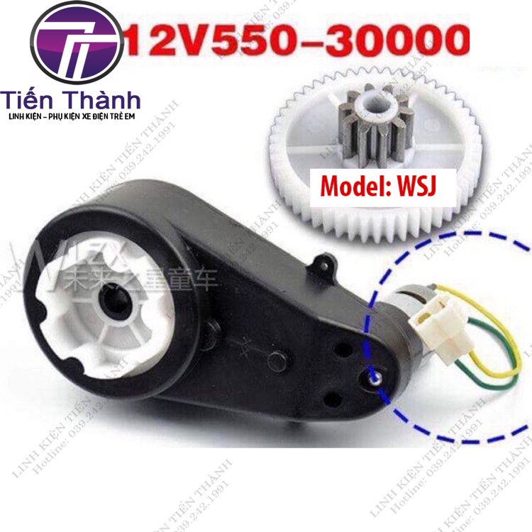 [ TẶNG KÈM RẮC CẮM ] Động Cơ Ô Tô Điện 12V-30.000 Vòng