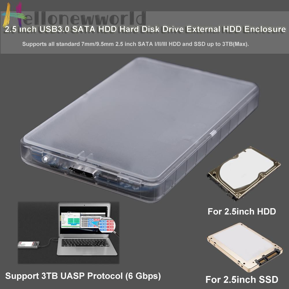 Hộp Đựng Ổ Cứng Ngoài 2.5 Inch Usb 3.0 Sata Hdd | BigBuy360 - bigbuy360.vn