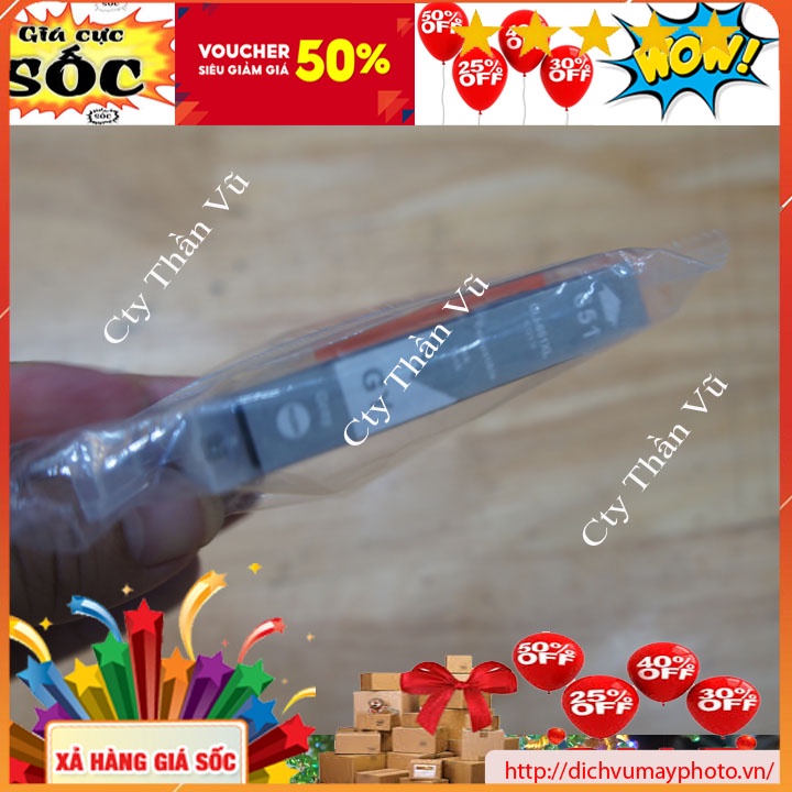 Bộ thỏi mực thay thế canon mã 650 651 dẫn mực ngoài sẵn mực cho máy in màu A3 IX 6860 hàng chuẩn đẹp Kholinhkienmayin