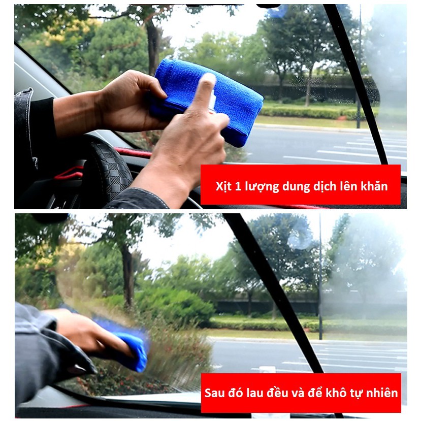 Chai xịt phủ nano chống nước cho kính lái, gương chiếu hậu CarPro M-8008 dung tích 100ml -TC AUTO
