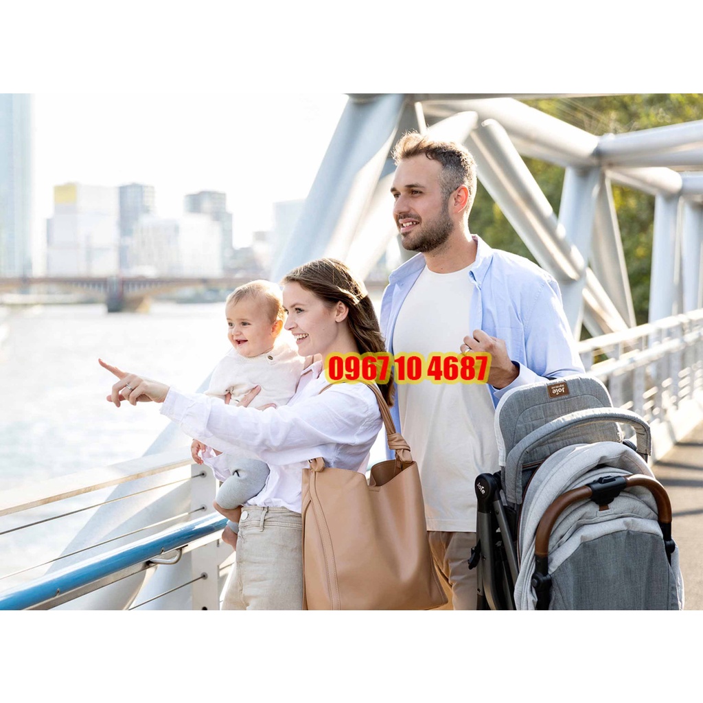 Xe đẩy cho bé Joie Tourist Signature Oyster - Eclipse