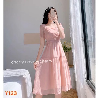váy hồng tiểu thư Y123
