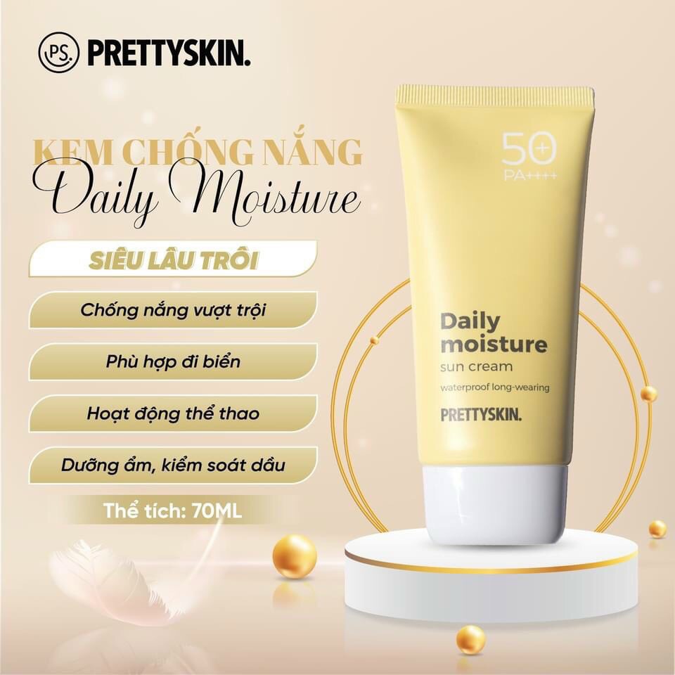 Kem chống nắng Pretty Skin Sun Cream SPF 50+ PA++++ (70g)