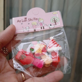 Set 3 kẹp tóc mỏ vịt noen cho bé gái