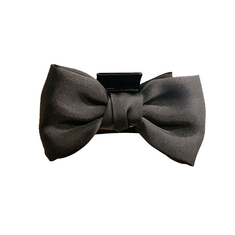 Kẹp Tóc Nơ Nhiều Lớp Màu Đen Xinh Xắn Thời Trang