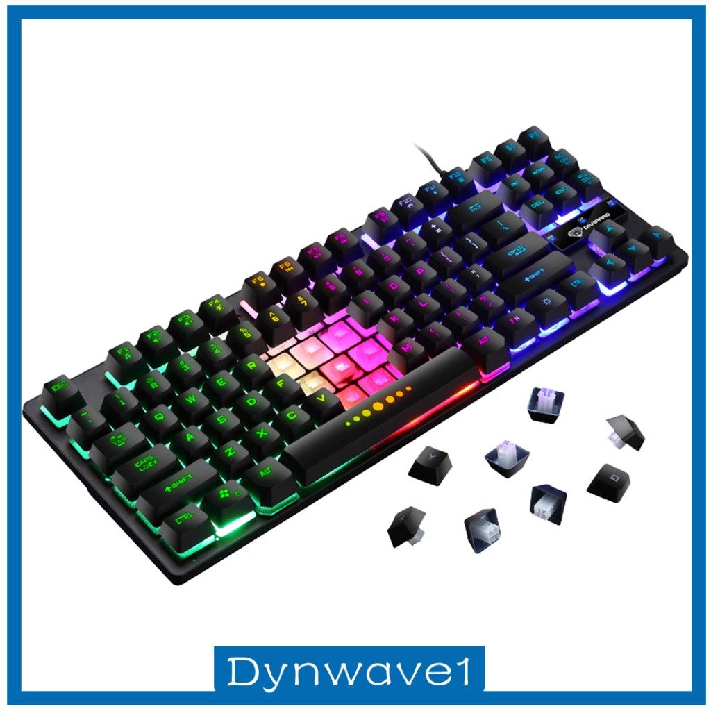 PC Bàn Phím Cơ Gaming Dynwave1 87 Phím Led Rgb Dành Cho Game Thủ