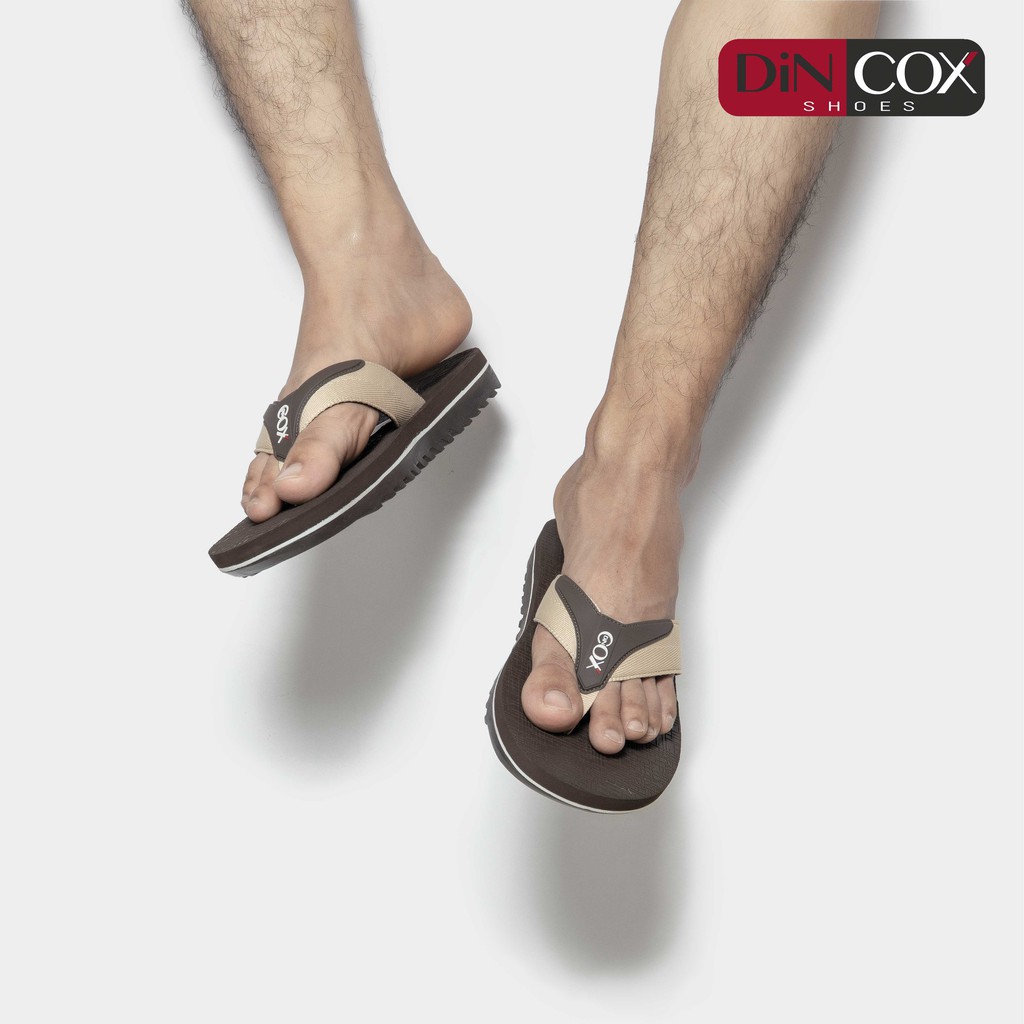 Dép Xỏ Ngón Chính Hãng Dincox S01 Brown