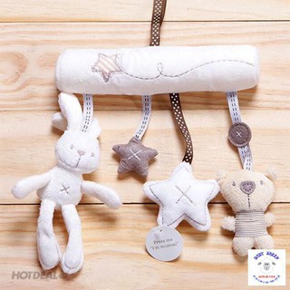 Thú bông treo nôi cũi cho bé kích thích thị giác Papa&Mama Hàng nhập khẩu Đồ chơi treo cũi , nôi cho bé -