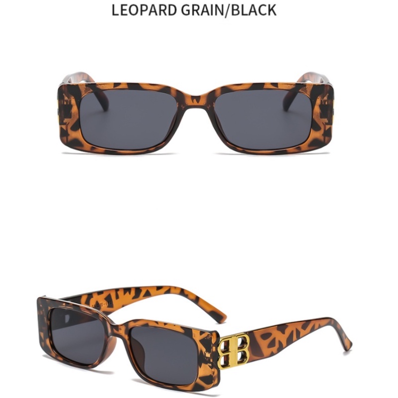 Kính mát gọng vuông thiết kế đơn giản thời trang cho nữ