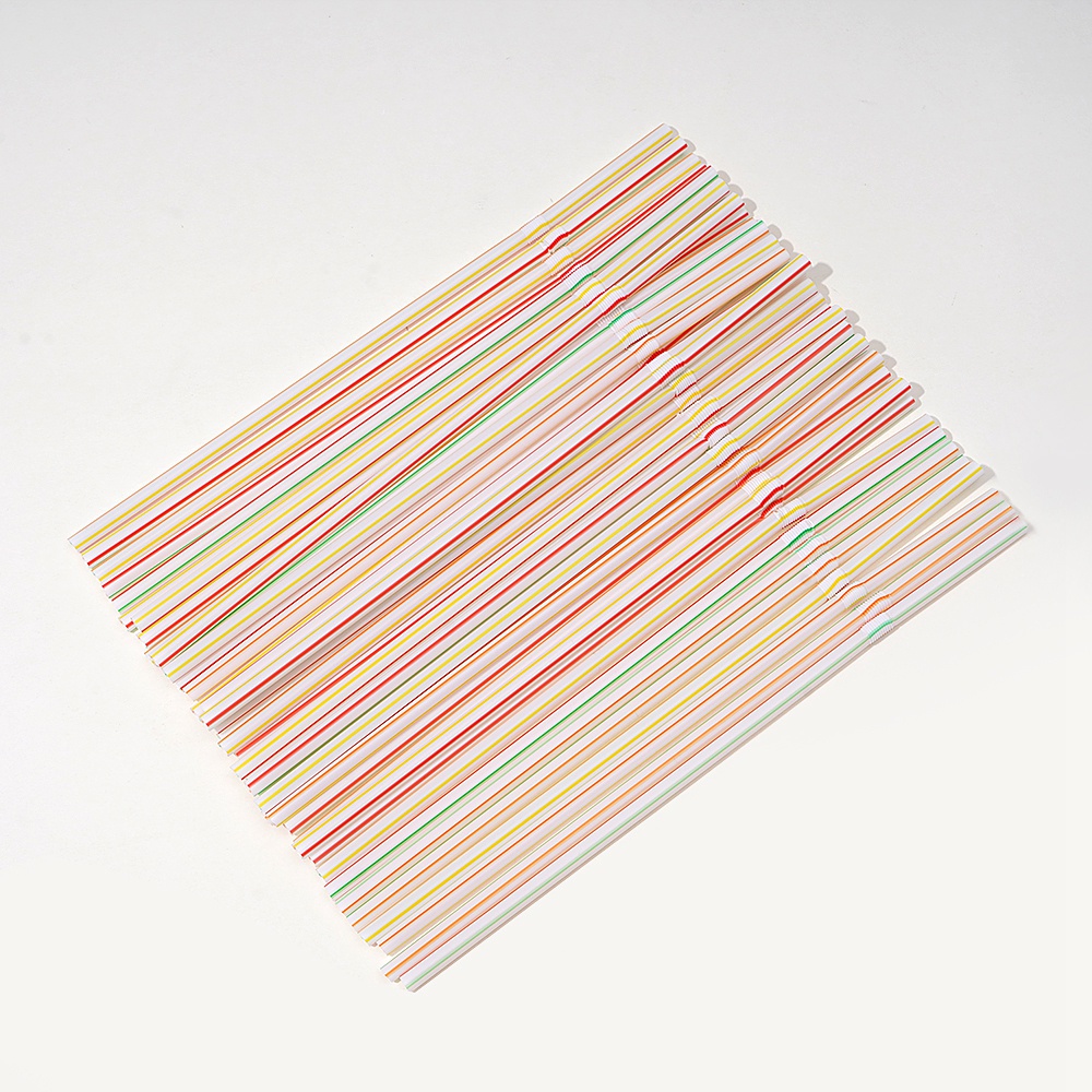 100 Ống Hút Nhiều Màu Dùng Một Lần Cho Tiệc Sinh Nhật Đám Cưới