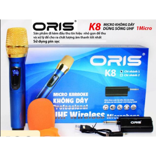 Bộ Micro không dây ORIS K8 (1mic)