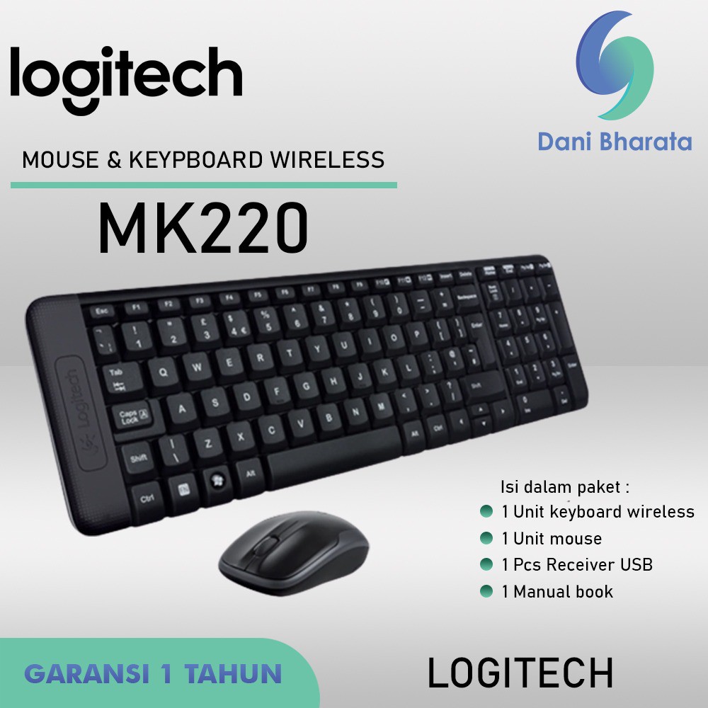 Chuột Không Dây Logitech Mk215 Và Mk220 100% Chính Hãng