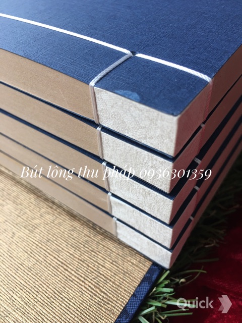 Vở chép kinh , thơ , tác phẩm thư pháp