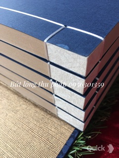 Vở chép kinh , thơ , tác phẩm thư pháp