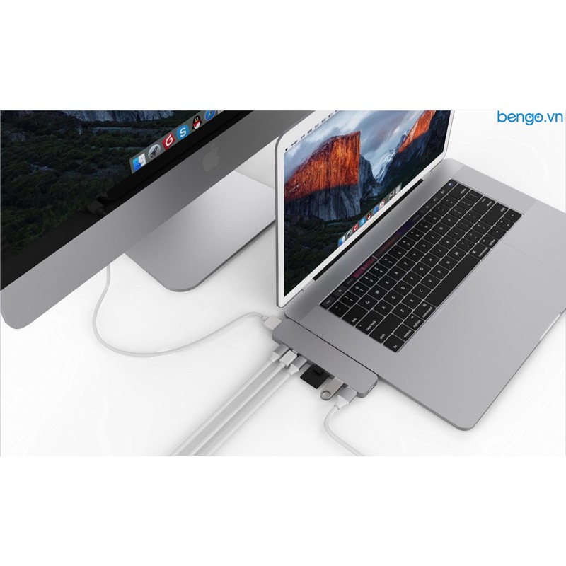 Cổng chuyển HyperDrive PRO 8-in-2 USB-C Hub cho MacBook Pro 2016/2017/2018 và MacBook Air 2018