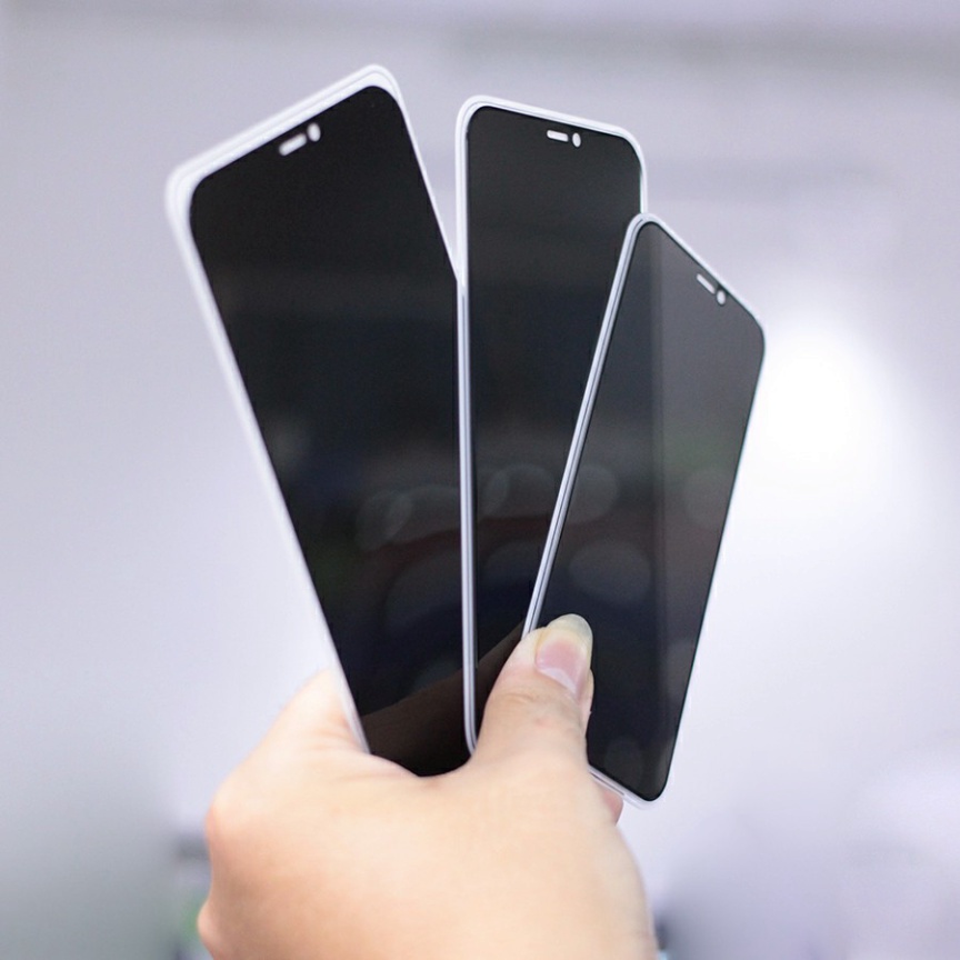 Cường lực chống nhìn trộm iphone 11 Promax 14 promax Xs max 12 Promax 7 Plus 8 Plus Xr 13 Pro max Full Màn