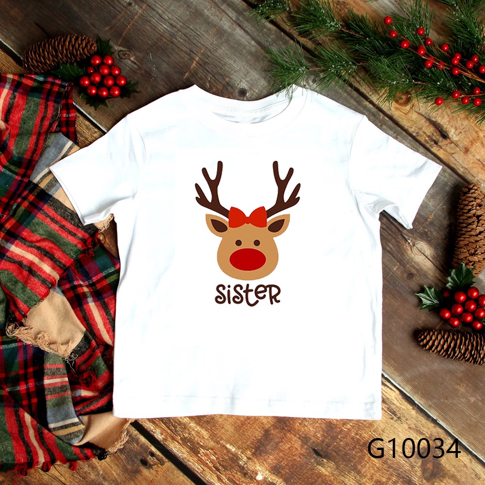 Trẻ Em Chúc Mừng Giáng Sinh Ấm Cúng Đến Em Gái Áo Thun Kỳ Nghỉ Giáng Sinh Quà Tặng