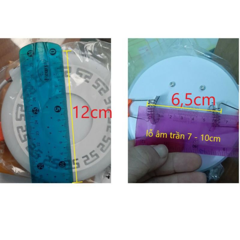 Đèn LED Âm Trần Viền Màu ,  3 Chế Độ Sáng . Đèn Led Âm Trần Đổi Màu