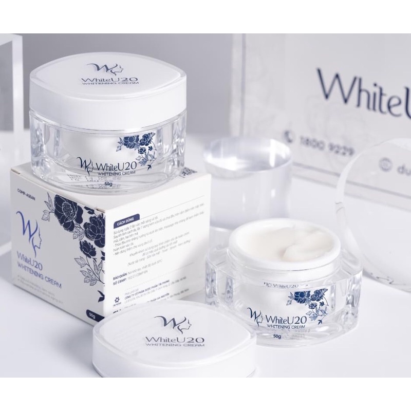 Kem dưỡng trắng da WhiteU20 lọ 50g