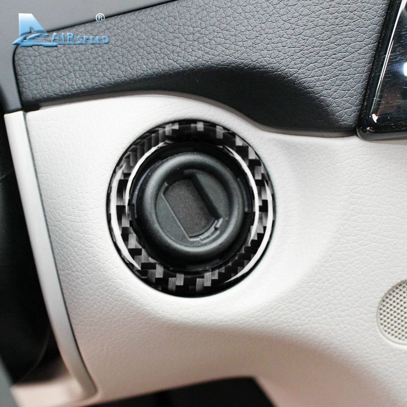 Vòng đệm trang trí nút khởi động xe ô tô Mercedes Benz W204