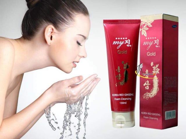 Sữa rửa mặt Korea Red Ginseng Foam Cleansing My Gold